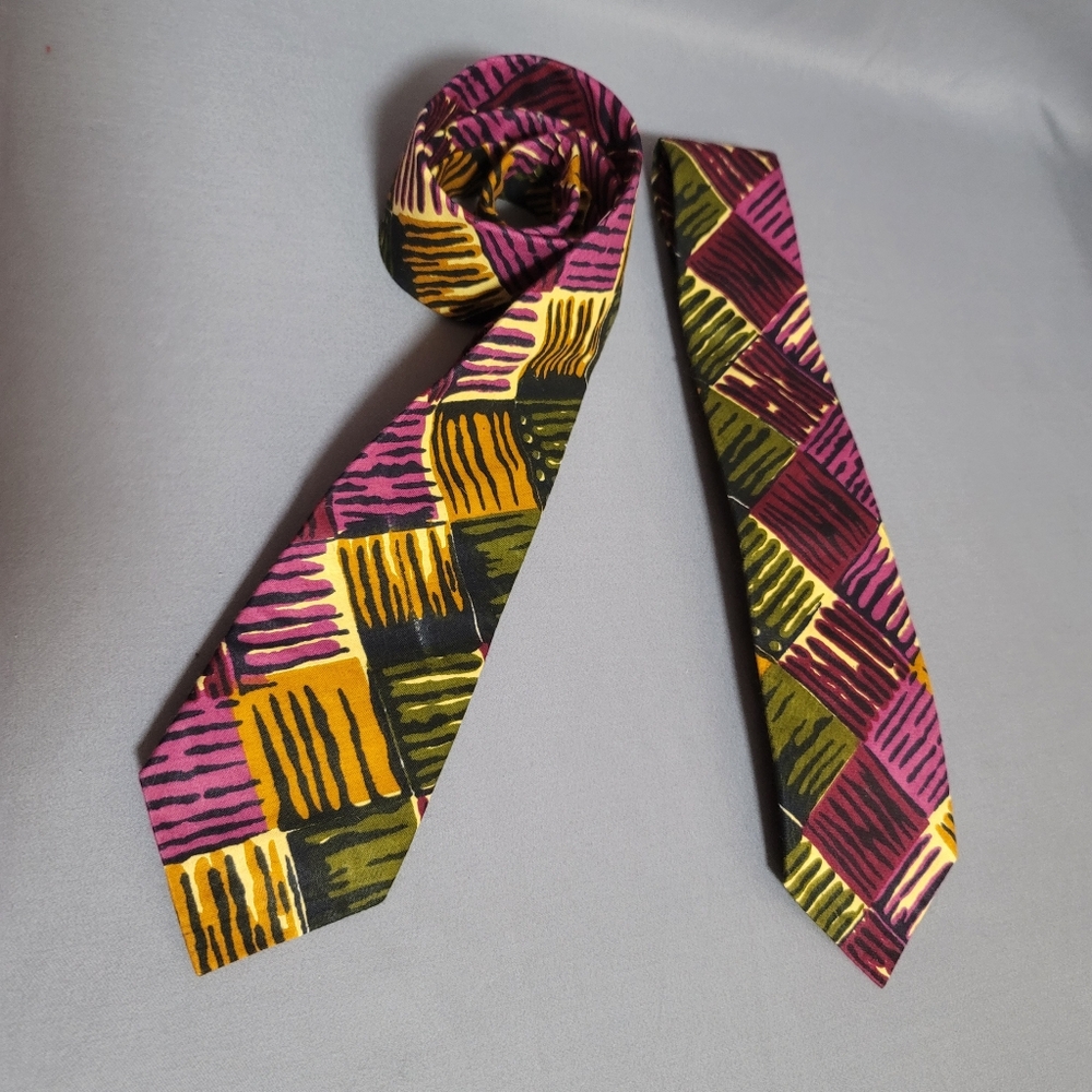 Classiic Slim Neck-Tie In Multicolor Patterned For Men